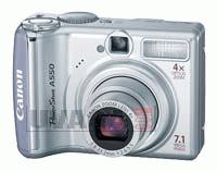   Canon PowerShot A550